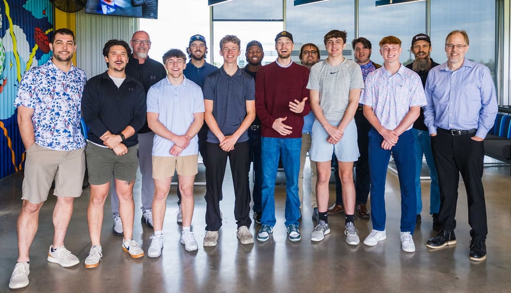 The StructSolve Engineering team together at Topgolf